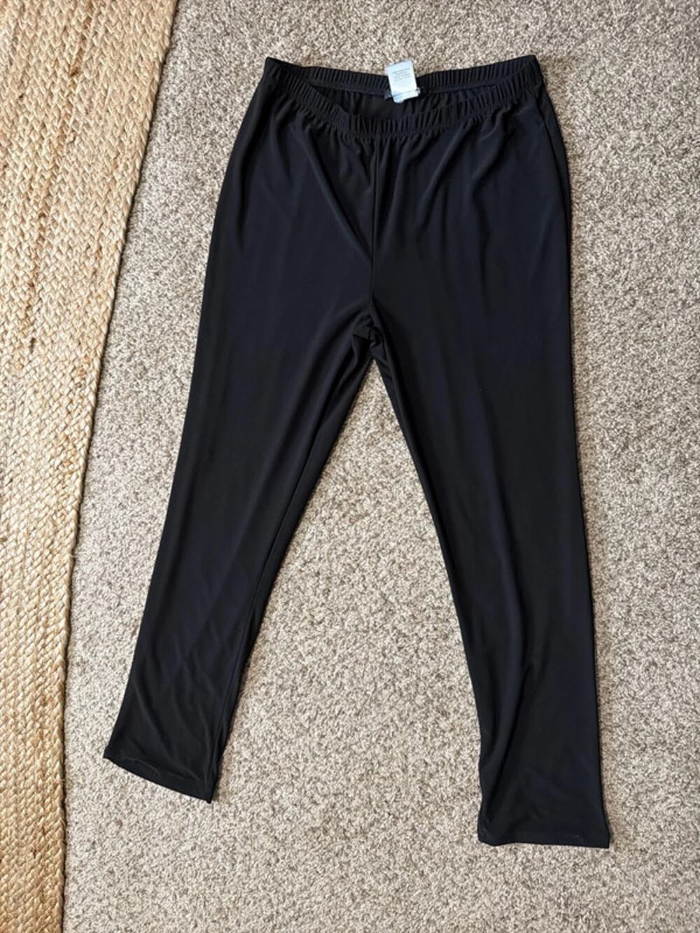 3 for $9 Slinky brand black polo pants M EUC 3175